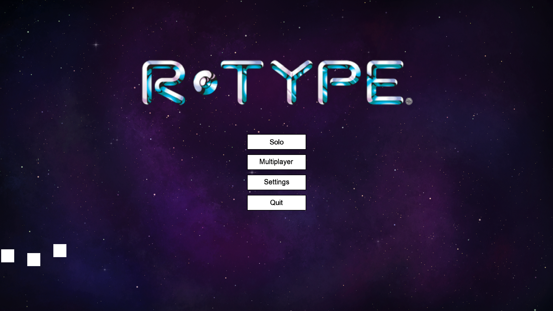 Game screenshot - Main menu